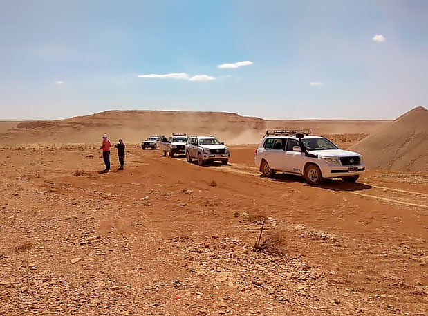 SEPTEMBER 27, 2018: a joint scouting of the nefzaoua exploration permit area (TUNISIA)