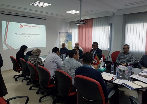 11TH Araifa exploration permit technical and operational committee meetings (Tunisia) - December 11, 2018