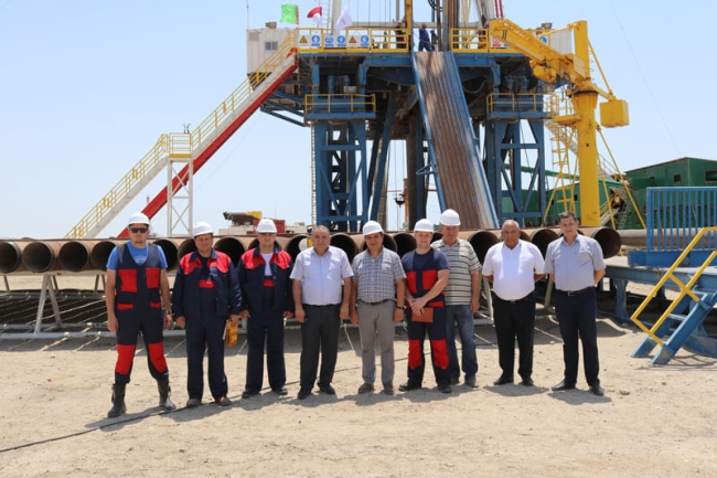 The first well drilling operations commenced (turkmenistan)