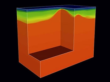 Initial depth-velocity model