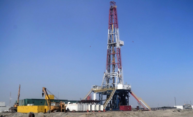 MAY 01, 2020: Oil wells’ drilling (Turkmenistan)