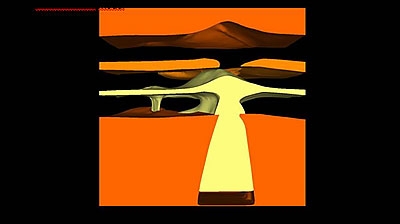 Volumetric image salt depth velocity model